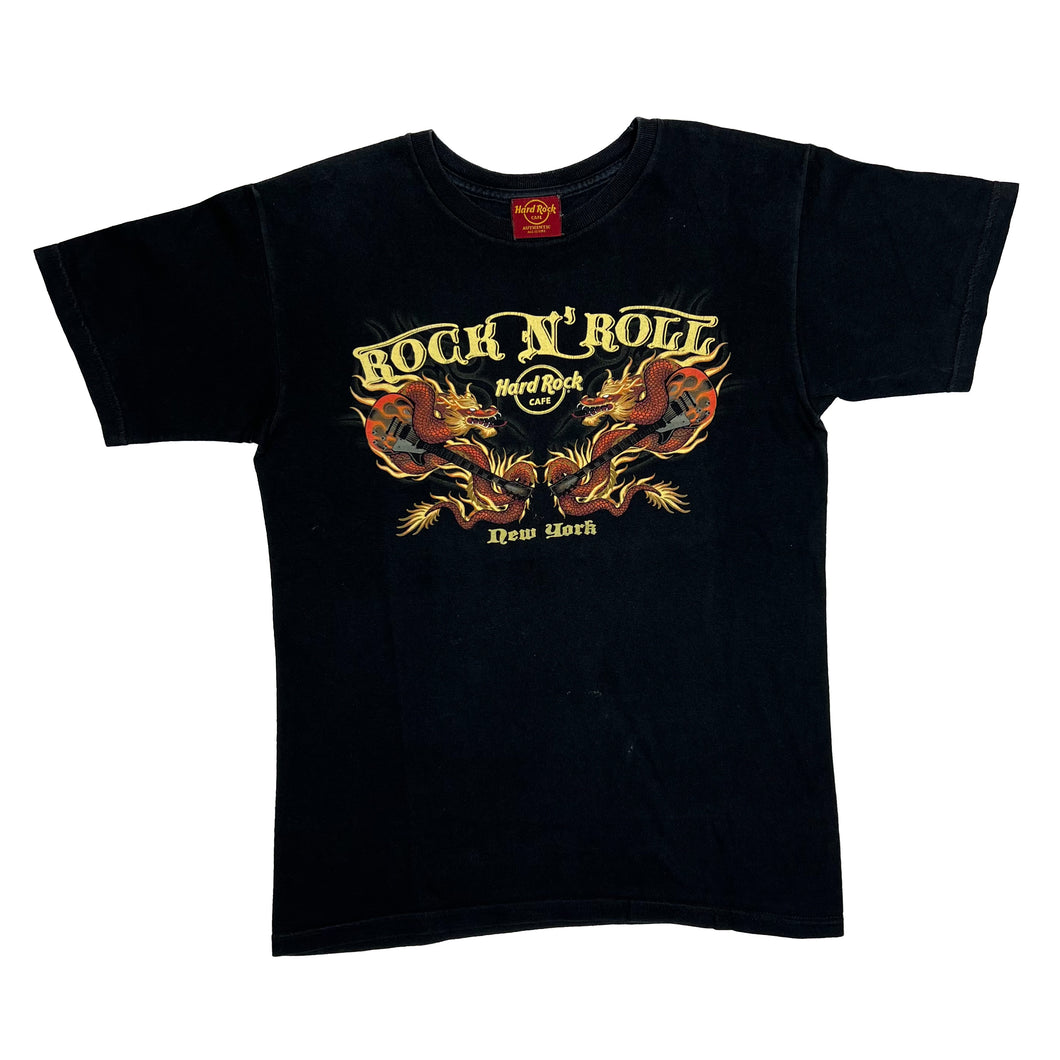 HARD ROCK CAFE “New York” Souvenir Dragon Spellout Graphic T-Shirt