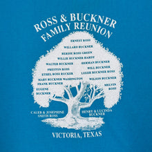 Load image into Gallery viewer, ROSS &amp; BUCKNER FAMILY REUNION “Victoria, Texas” Souvenir Single Stitch T-Shirt
