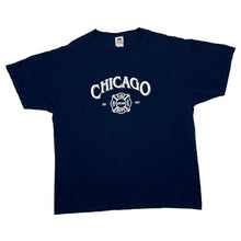 Load image into Gallery viewer, CHICAGO FIRE DEPT. Firefighter Souvenir Spellout Graphic T-Shirt
