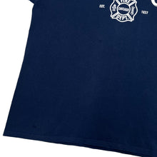 Load image into Gallery viewer, CHICAGO FIRE DEPT. Firefighter Souvenir Spellout Graphic T-Shirt
