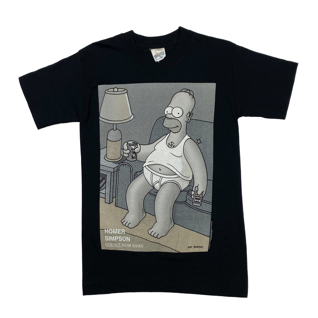 Screen Stars THE SIMPSONS (1995) “Homer Simpson Doesn’t Wear Khakis” Single Stitch T-Shirt