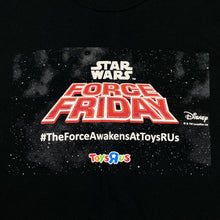 Load image into Gallery viewer, STAR WARS (2015) “Force Friday” Toys R Us The Force Awakens Sci-Fi Movie Promo T-Shirt
