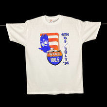Load image into Gallery viewer, Jerzees 4TH OF JULY ‘96 “WXUS Ft. Rucker 100.5” Souvenir Graphic T-Shirt
