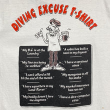 Load image into Gallery viewer, DIVING EXCUSE T-SHIRT Cartoon Souvenir Graphic Novelty T-Shirt
