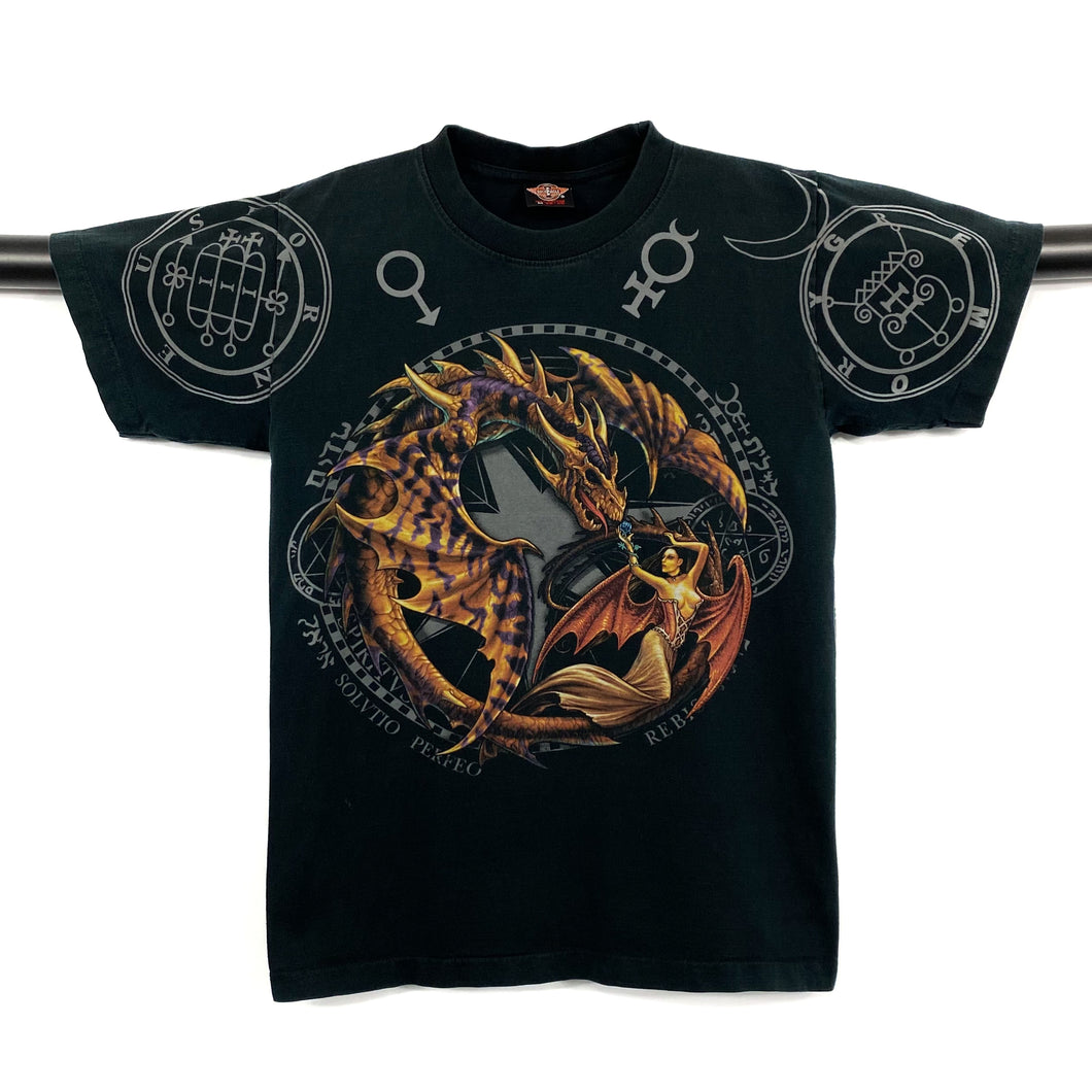 ROCK EAGLE “Solvtio Perfeo” Dragon Fantasy All-Over Print Graphic T-Shirt