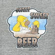 Load image into Gallery viewer, THE SIMPSONS (2001) “Sweet Sweet Beer” Homer Simpson Spellout Graphic T-Shirt
