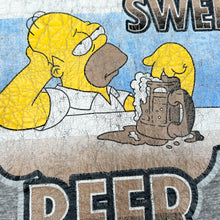 Load image into Gallery viewer, THE SIMPSONS (2001) “Sweet Sweet Beer” Homer Simpson Spellout Graphic T-Shirt
