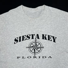 Load image into Gallery viewer, SIESTA KEY “Florida” Compass Souvenir Spellout Graphic T-Shirt
