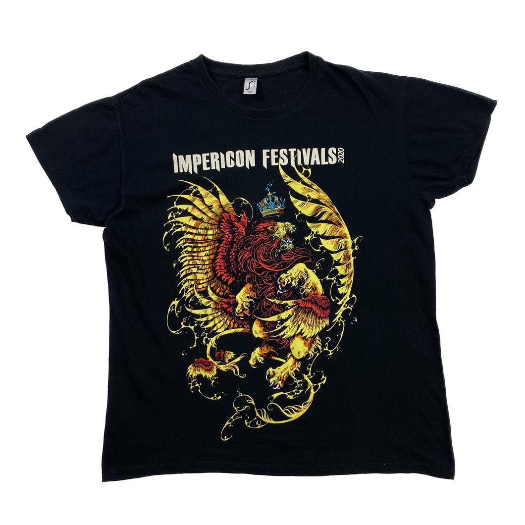IMPERICON FESTIVALS 2020 Graphic Spellout Music Band T-Shirt