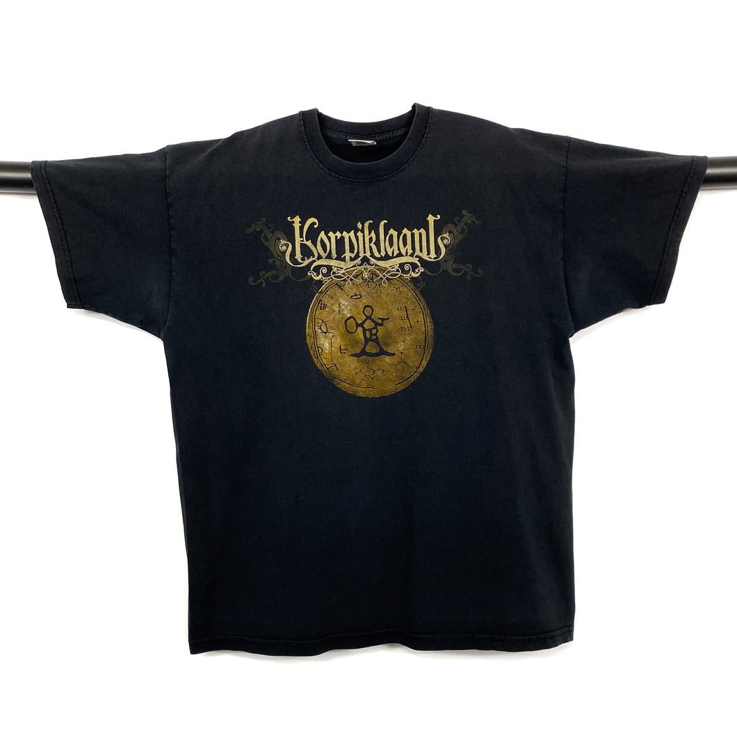 KORPIKLAANI Graphic Spellout Viking Folk Heavy Metal Band T-Shirt