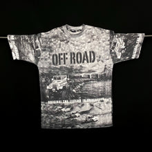 Load image into Gallery viewer, Vintage STEGOL JEANS &quot;Off-Road&quot; All-Over Motorsports Graphic T-Shirt
