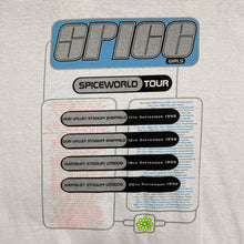 Load image into Gallery viewer, Redwood SPICE GIRLS (1998) “Spiceworld Tour” Pop Girl Group Music Band T-Shirt
