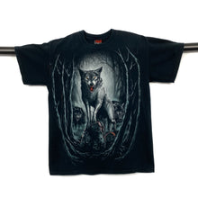 Load image into Gallery viewer, SPIRAL Gothic Wolf Pack Animal Nature Graphic T-Shirt
