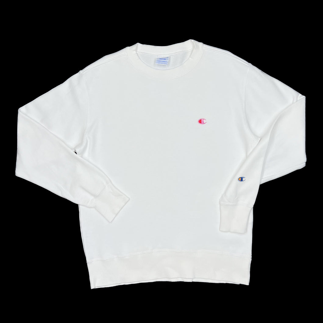CHAMPION Classic Basic Essential Embroidered Mini Logo Crewneck Sweatshirt