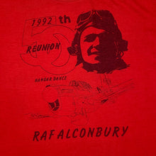 Load image into Gallery viewer, RAF ALCONBURY (1992) “Reunion” USAAF Air Force Military Graphic Single Stitch T-Shirt

