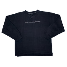 Load image into Gallery viewer, JOE BOXER JEANS Embroidered Big Spellout Sports Neck Sweatshirt
