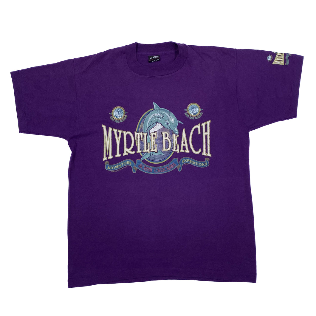MYRTLE BEACH (1994) “South Carolina” Dolphin Souvenir Graphic Single Stitch T-Shirt
