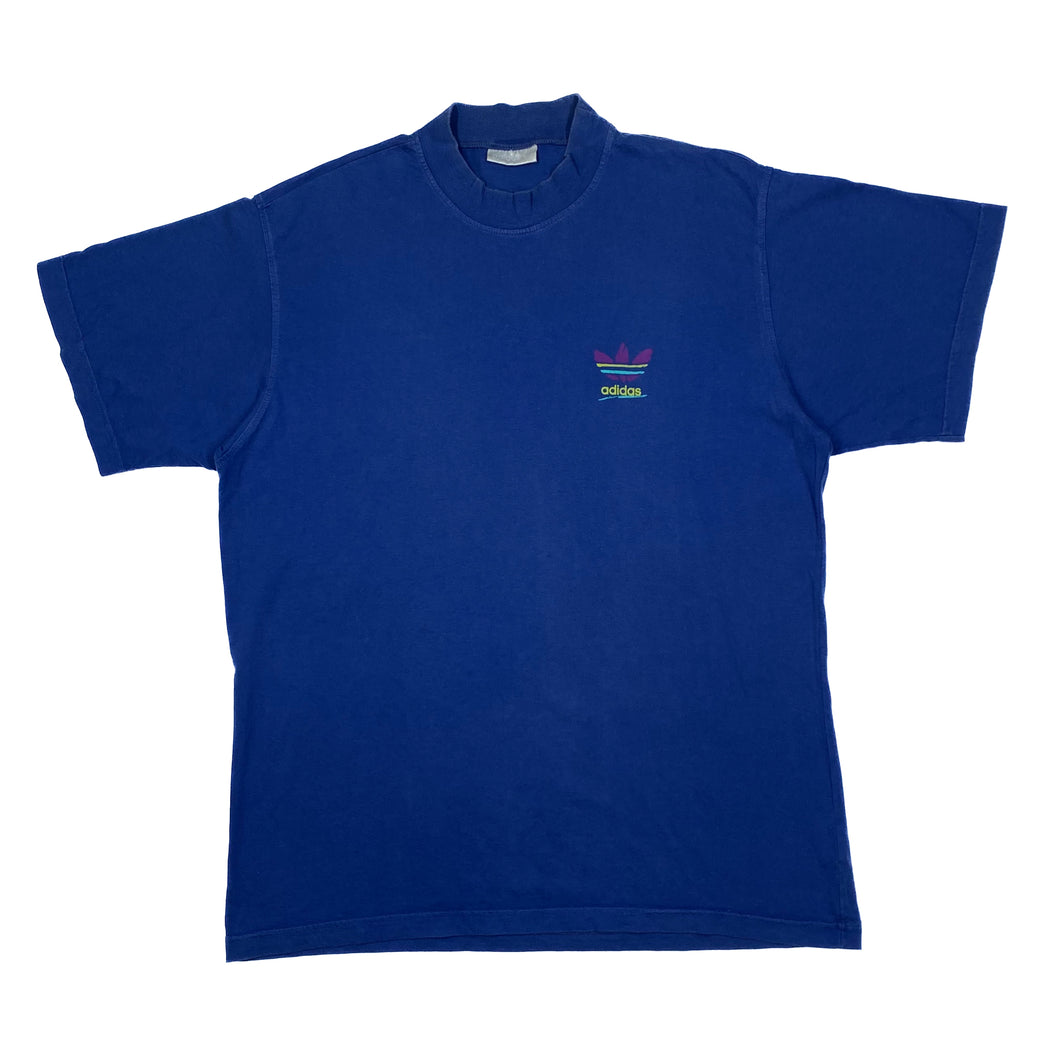 ADIDAS Multi Coloured Mini Logo Spellout Graphic T-Shirt