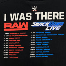 Load image into Gallery viewer, WWE LIVE “I Was There” Wrestling Smackdown Raw Souvenir Spellout Graphic T-Shirt
