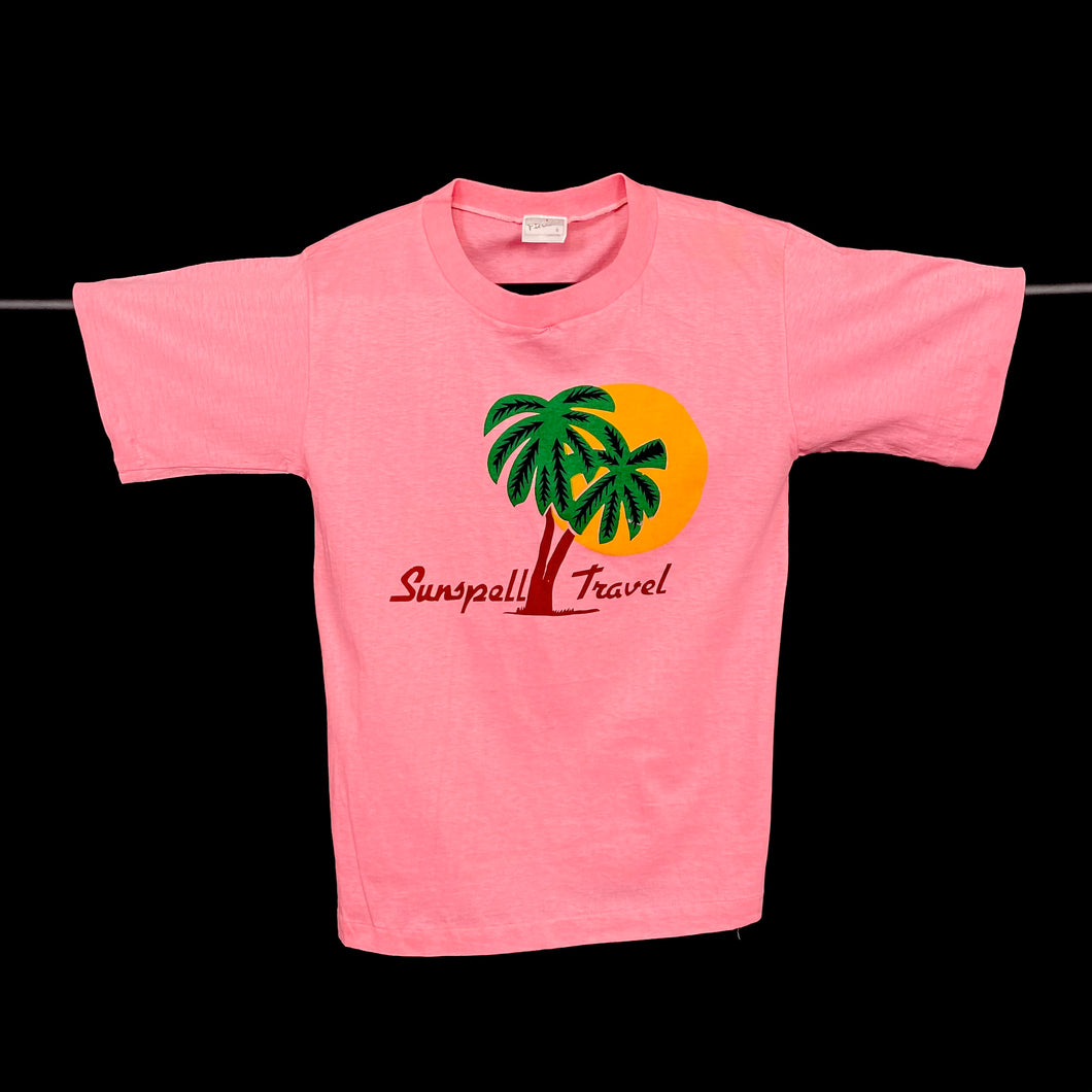 FICTION “Sunspell Travel” Palm Tree Souvenir Graphic Single Stitch T-Shirt