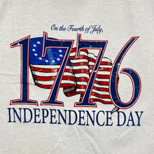 Load image into Gallery viewer, 1776 INDEPENDENCE DAY “On The Fourth Of July” Souvenir Graphic Spellout T-Shirt
