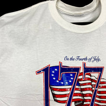 Load image into Gallery viewer, 1776 INDEPENDENCE DAY “On The Fourth Of July” Souvenir Graphic Spellout T-Shirt

