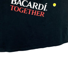 Load image into Gallery viewer, BACARDI “Together” NEED HELP? Drinks Promo Graphic Logo T-Shirt
