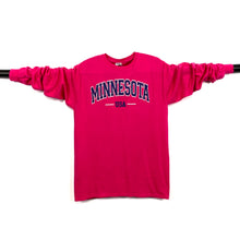 Load image into Gallery viewer, Delta MINNESOTA USA Souvenir Graphic Spellout Long Sleeve T-Shirt

