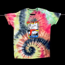 Load image into Gallery viewer, Hanes KUNG-FU Martial Arts Bruce Lee Cartoon Graphic Spellout Tie Dye T-Shirt
