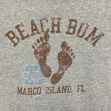 Load image into Gallery viewer, BEACH BUM “Marco Island, FL” USA Souvenir Spellout Graphic T-Shirt
