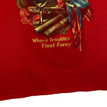 Load image into Gallery viewer, TIKI BAR “Where Troubles Float Away” Souvenir Spellout Graphic T-Shirt
