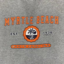 Load image into Gallery viewer, Delta MYRTLE BEACH “South Carolina” Souvenir Spellout Graphic Long Sleeve T-Shirt
