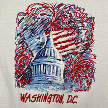 Load image into Gallery viewer, FOTL (1990) “Washington D.C.” Art Style Souvenir Spellout Graphic Single Stitch T-Shirt
