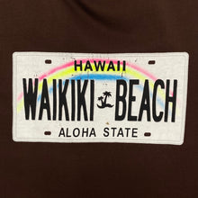 Load image into Gallery viewer, HAWAII WAIKIKI BEACH &quot;Aloha State&quot; License Plate Souvenir T-Shirt
