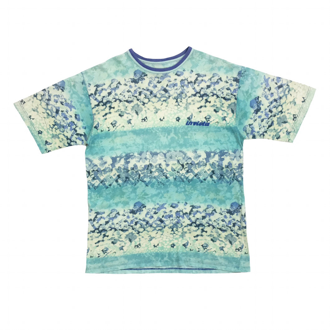 Vintage INVICTA Crazy Abstract All-Over Pattern T-Shirt