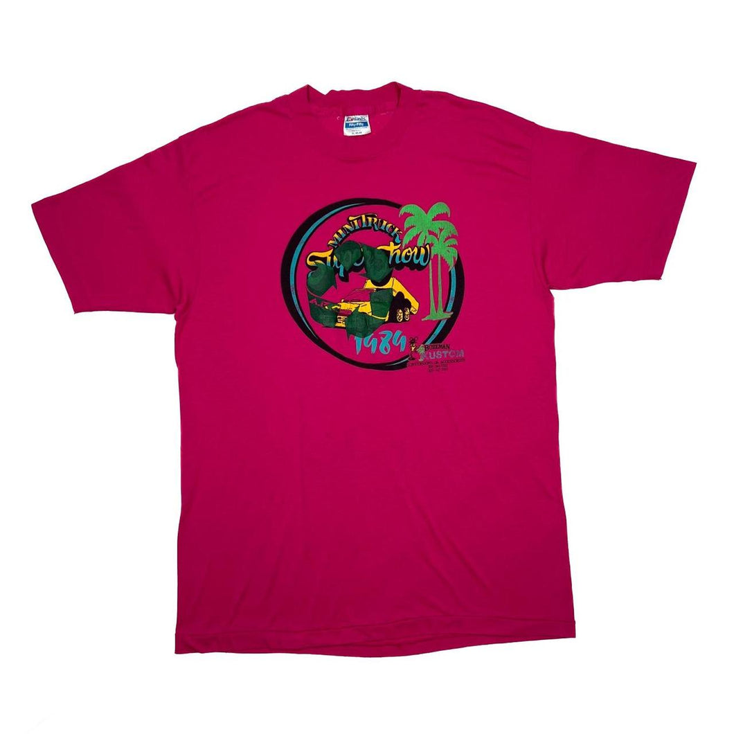 Vintage Hanes (1989) MINI TRUCK SUPER SHOW Souvenir Graphic Single Stitch T-Shirt
