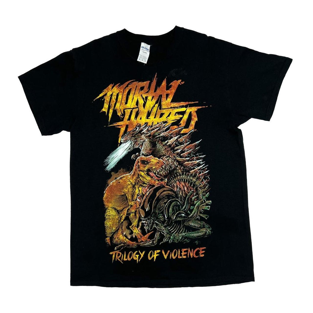 MORTAL HATRED “Trilogy Of Violence” Sci-Fi Monster Graphic Death Metal Band T-Shirt