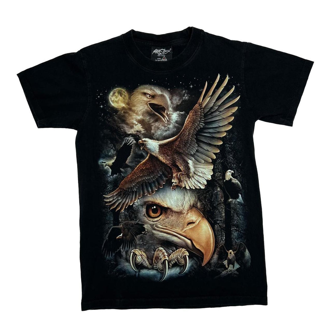Early 00’s ROCK CHANG Bald Eagle Bird Animal Nature Wildlife Graphic T-Shirt