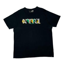 Load image into Gallery viewer, Early 00’s ANIMAL Logo Spellout Skater Surfer Graphic T-Shirt
