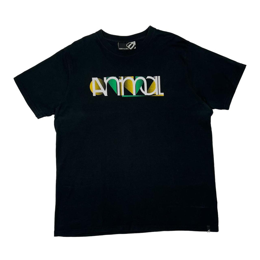 Early 00’s ANIMAL Logo Spellout Skater Surfer Graphic T-Shirt