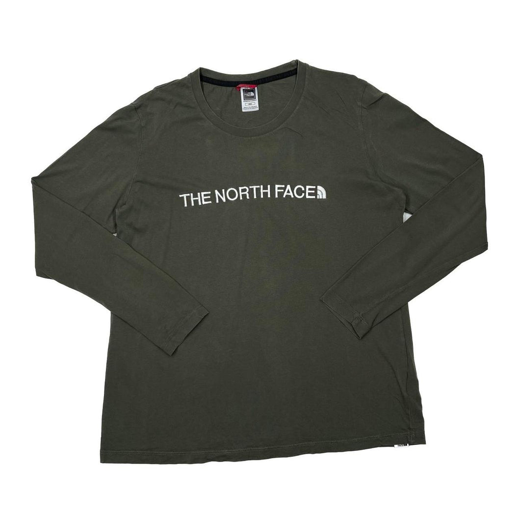 THE NORTH FACE TNF Classic Embroidered Spellout Long Sleeve T-Shirt