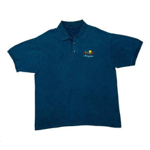 Load image into Gallery viewer, Vintage ARIZONA Desert Cactus Embroidered Souvenir Spellout Acid Washed Polo Shirt
