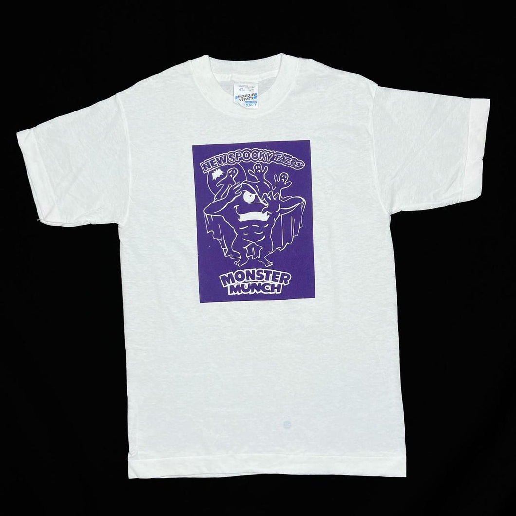 Vintage 90’s Screen Stars MONSTER MUNCH “New Spooky Tazos” Crisps Promo Single Stitch T-Shirt