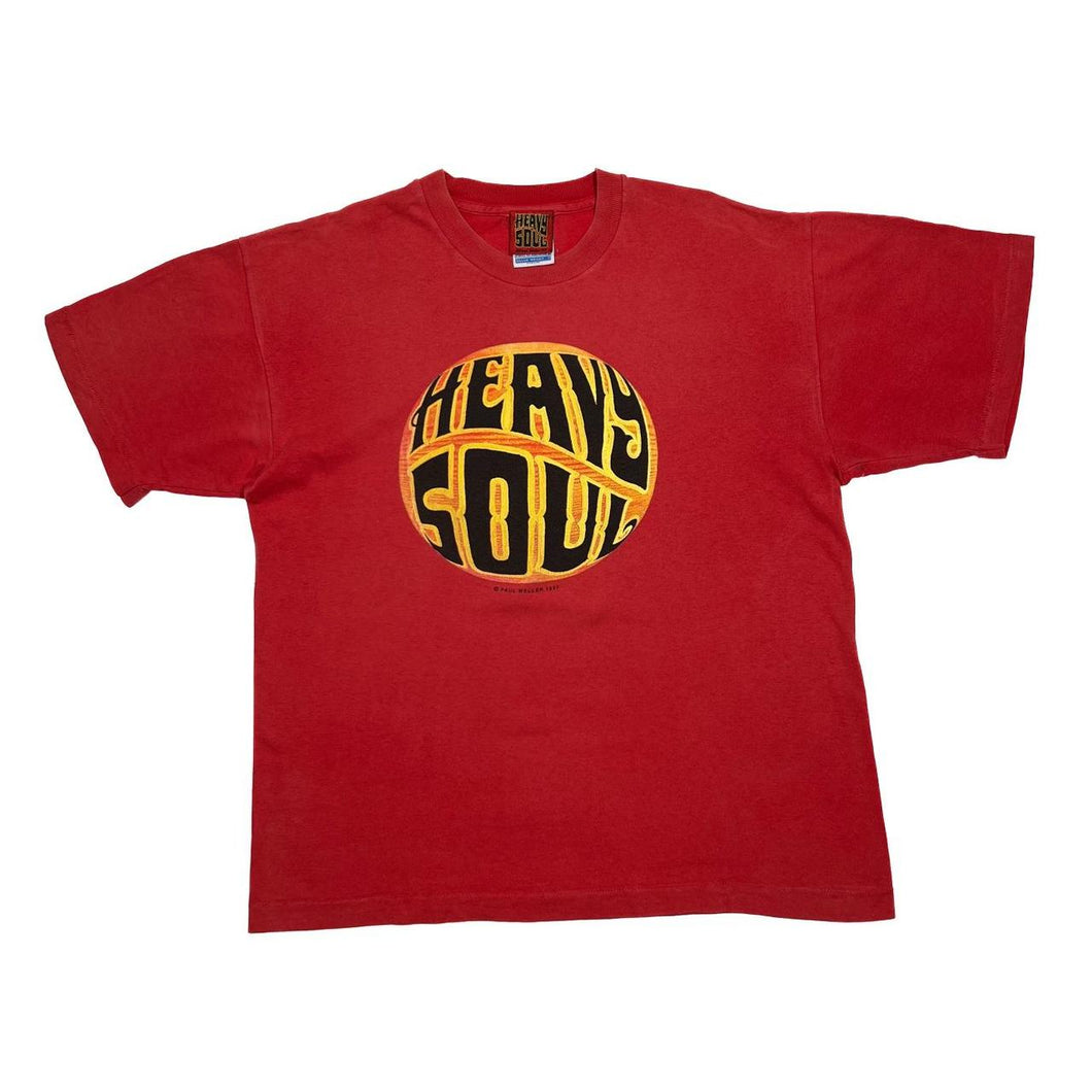 Screen Stars PAUL WELLER (1997) “Heavy Soul” Mod Punk Band Single Stitch Tour T-Shirt