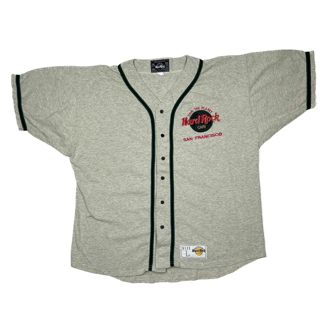 Vintage 90’s HARD ROCK CAFE “San Francisco” Souvenir Baseball Cotton Jersey Top