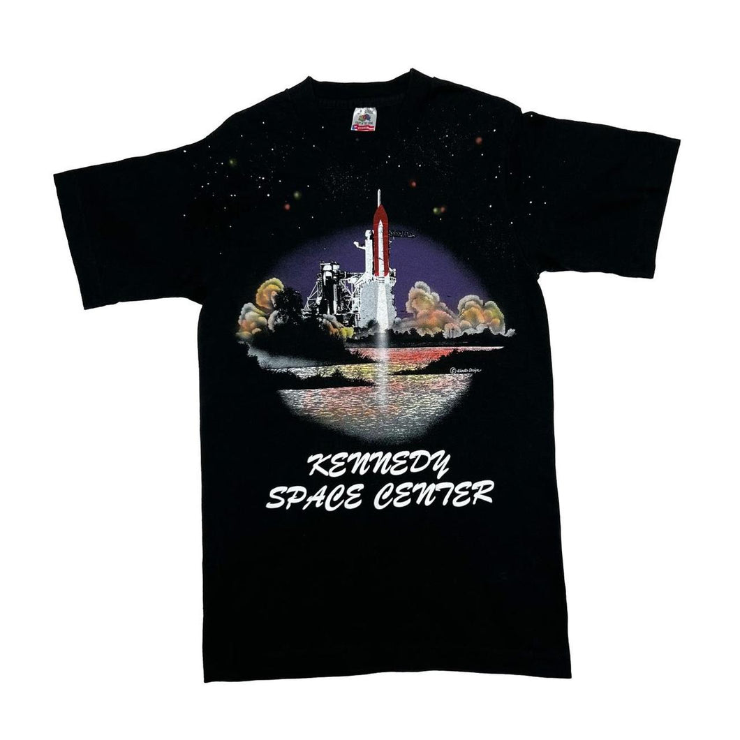 Vintage 90’s KENNEDY SPACE CENTER Souvenir All-Over Print Graphic Single Stitch T-Shirt