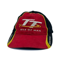 Load image into Gallery viewer, Early 00’s ISLE OF MAN TT “Road Races” Superbike Motorsports Colour Block Baseball Cap

