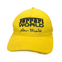 Load image into Gallery viewer, Early 00’s FERRARI WORLD “Abu Dhabi” Motorsports Embroidered Souvenir Baseball Cap
