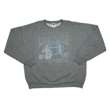 Load image into Gallery viewer, Vintage Jerzees LEOPARD FOOTBALL SENIORS College Sports Crewneck Sweatshirt
