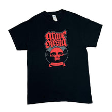Load image into Gallery viewer, GRAVE SIESTA “Voidwars Spin” Graphic Spellout Sludge Doom Heavy Metal Band T-Shirt
